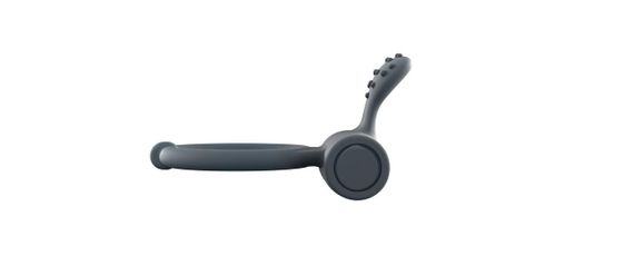 Ерекційне кільце Dorcel Power Clit Plus з вібрацією, перезаряджається, з язичком та щіточкою | Зображення 3