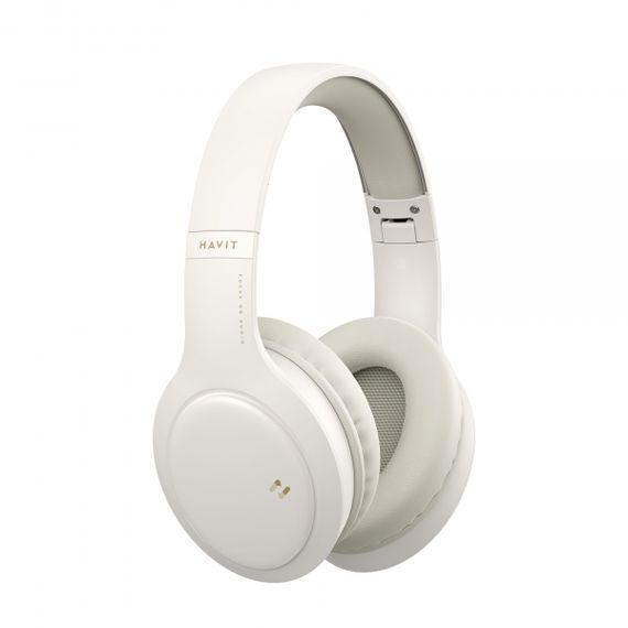 Навушники накладні бездротові HAVIT HV-H633BT Beige | Зображення 1