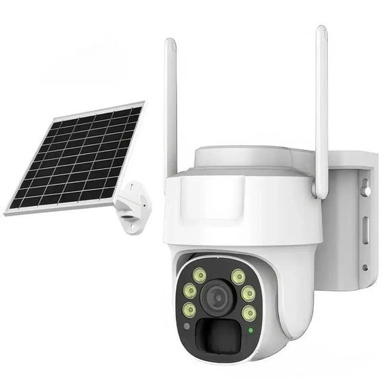 Вулична WiFi камера з сонячною панеллю PTZ, 5Мп, HD, XPRO Y009 (234570849_1915) | Зображення 4