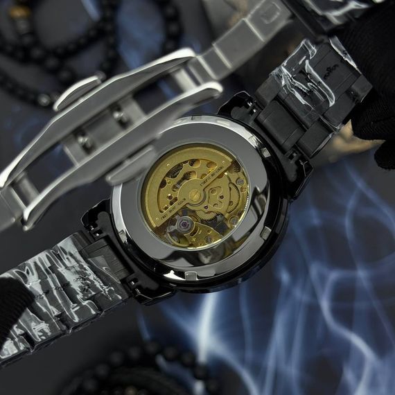 Годинник наручний Awarder 048 Не Забуду Дім Black-Gold Steel | Зображення 3