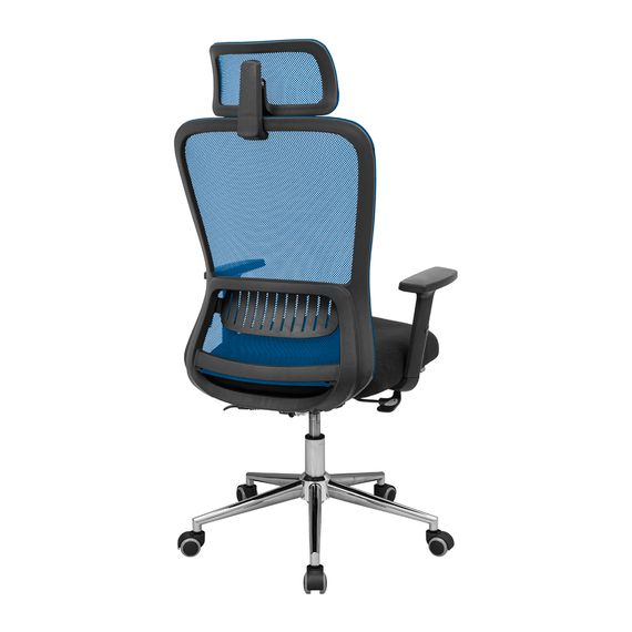 Крісло Експерт Хром M-2 (Anyfix) Сітка синя | Зображення 3