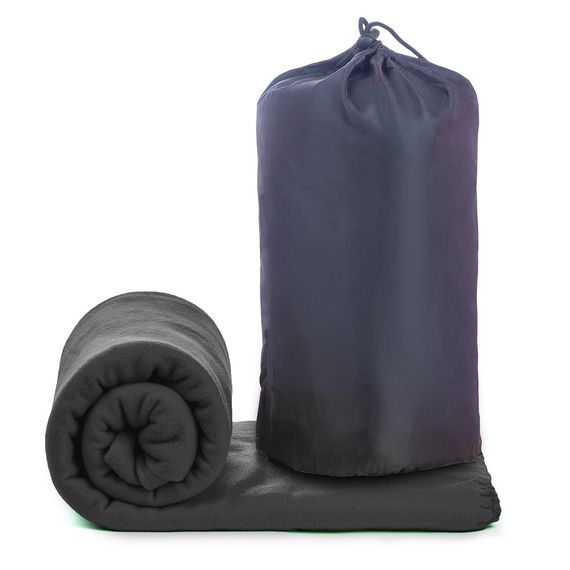 Плед для путешествий 180*150см, Одеяло зсу, Плед однотонного цвета, Флисовое одеяло MI-163 для пикника | Зображення 8