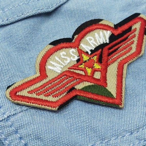 Термоаплікація, нашивка на одяг 4х7,5см "U.S.Army" | Зображення 1