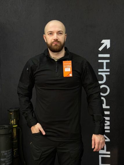 Тактичний Військовий Комплект Чорний Ягуар 4.5.0. Jaguar Black Убакс +Штани Under Body Armor Combat Shirt | Зображення 8