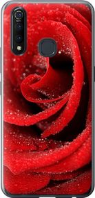 Чехол на Vivo Z5X Красная роза "529u-1765-17620"