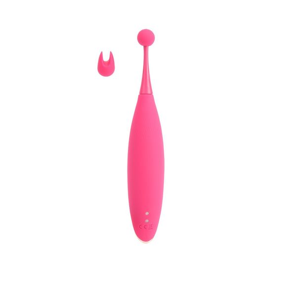 Кліторальний вібростимулятор із насадками Chisa Joy Jumper Frisson, рожевий Sex Aura | Зображення 2