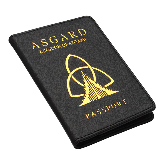 Обкладинка для паспорта SV у стилі Kingdom of WAKANDA 14.5*10cm Style 7, Чорний