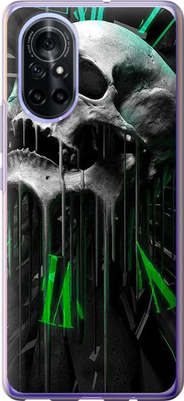 Чехол на Huawei Nova 8 Череп-часы "4100u-2245-17620"