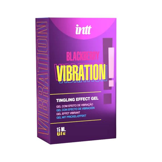 Рідкий вібратор - Intt Vibration! Blackberry, 15 мл | Зображення 2