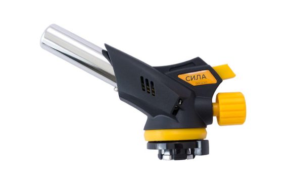 Горелка газовая с пьезоподжигом 360° Ø20мм 144мм СИЛА