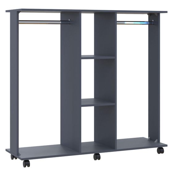Гардеробная стойка Doros Д3 130х40,6х121 см Графит (DRS-011424) | Зображення 3
