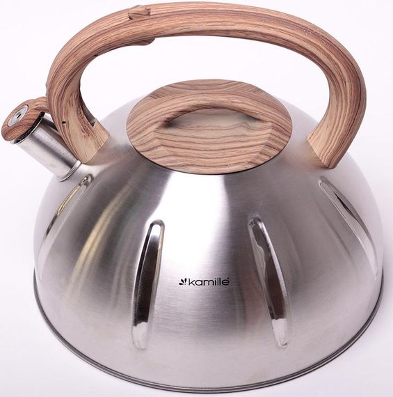 Чайник Kamille Whistling Kettle 5л з нержавіючої сталі зі свистком | Зображення 1