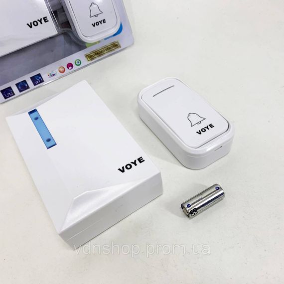 Дзвінок бездротової Mz Voye Battery Дистанційний дзвінок на двері GU-15 | Зображення 1