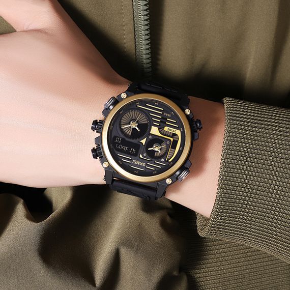 Skmei 2202PBKGD Black-Gold | Зображення 5