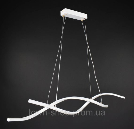 Люстра потолочная LED H18L-1200-wh-k Белый 25-100х14х120 см. | Зображення 4