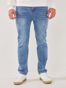 Джинси однотонні чоловічі GENUA 8908-3 36 Синій shop (2000999400353)