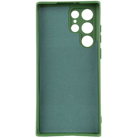 Чохол TPU GETMAN Liquid Silk Full Camera для Samsung Galaxy S26 Ultra Зелений / Dark green | Зображення 2