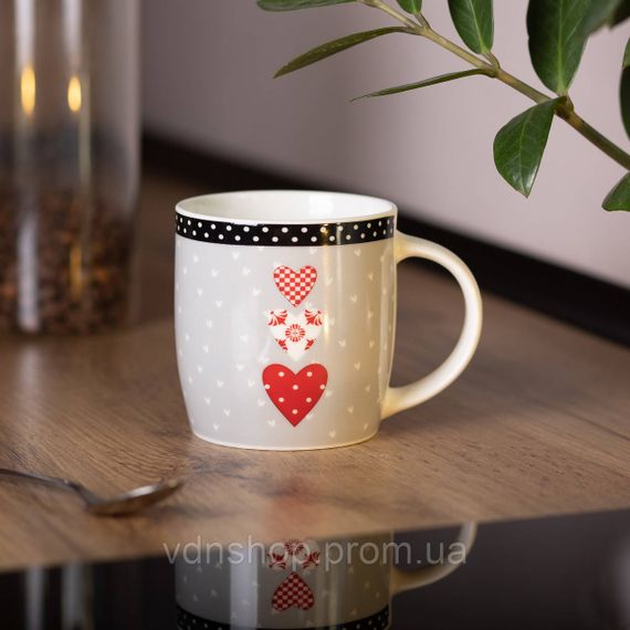 Кружка фарфоровая 400 (мл) для чая и кофе RX-N240147R | Зображення 3