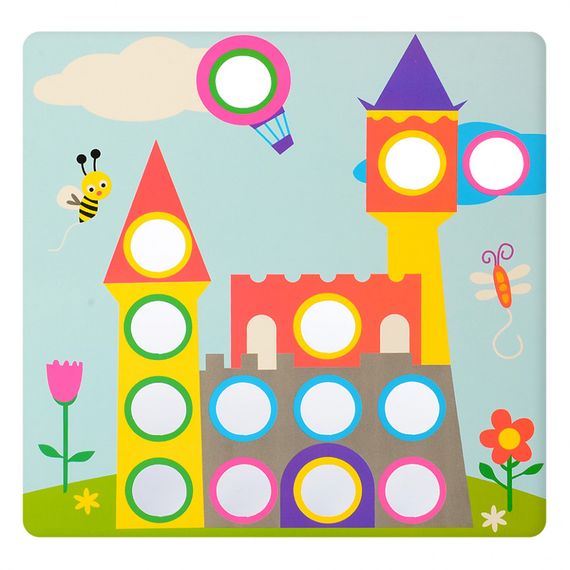 Дитяча мозаїка з вкладишами SK 0005, 46 фішок | Зображення 4