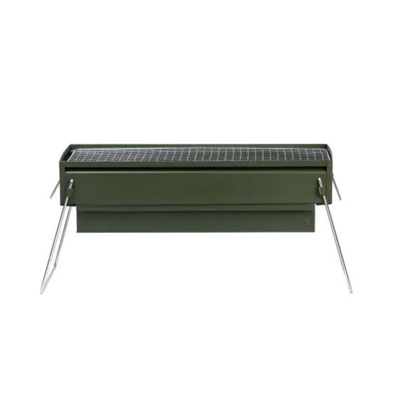 Мангал портативний складаний 51.5×23×25 см з решіткою HP461GR
