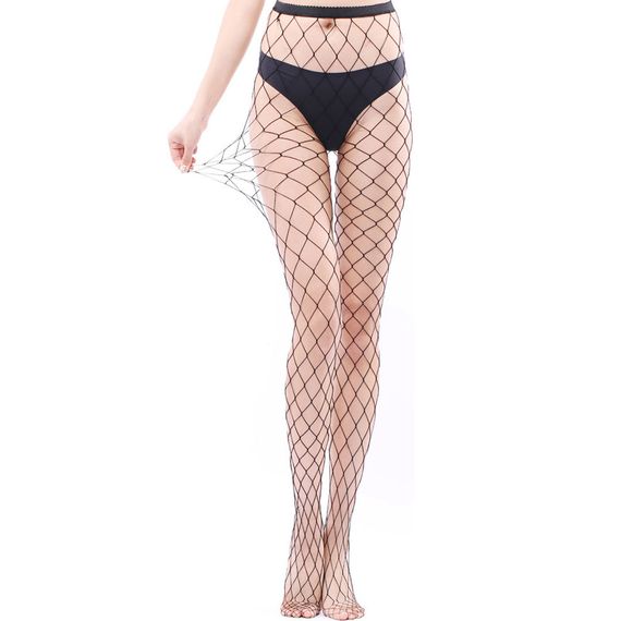 Колготки у велику сітку Babydoll 42 Чорний 8006-2 | Зображення 3