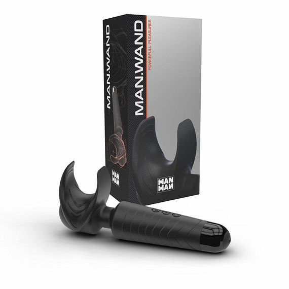 Мастурбатор-вібромасажер Manwan MAN.WAND, відмінно для пар, вібро-мінет, 20 режимів | Зображення 1