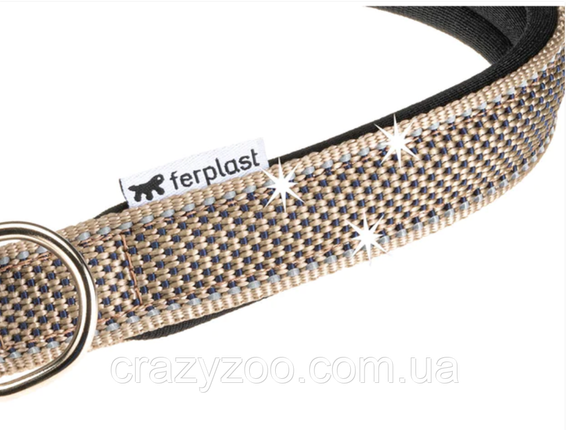 Нашийник для собак Ferplast Daytona Deluxe C15/35 нейлоновий коричнево-чорний 1.5х27-35 см 77202012 | Зображення 2
