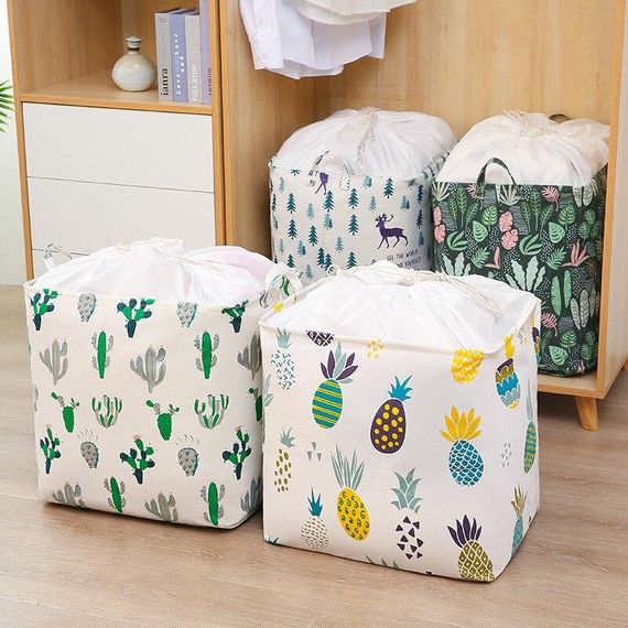 Кошик для білизни, одягу, іграшок Laundry Basket Органайзер для зберігання речей, 40х50х50 см | Зображення 2