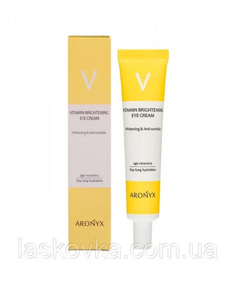Вітамінний освітлювальний крем для очей Aronyx Vitamin Brightening Eye Cream, 40 мл | Зображення 2