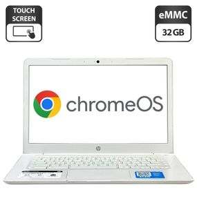 Ноутбук HP Chromebook 14-db0050nr (5UY50UA) / 14" (1920x1080) IPS Touch / AMD A4-9120C (2 ядра по 1.6 - 2.4 GHz) / 4 GB DDR4 / 32 GB eMMC / AMD Radeon Graphics / WebCam / Chrome OS б/в