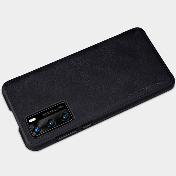 Кожаный чехол (книжка) Nillkin Qin Series для Huawei P40 | Зображення 4