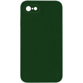 Чохол Silicone Case Square Full Camera Protective (AA) NOLOGO для Apple iPhone 6/6s (4.7") Зелений / Army green
