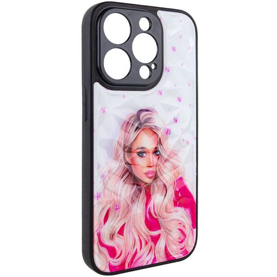 TPU+PC чохол Prisma Ladies для Apple iPhone 14 Pro (6.1") Pink | Зображення 1