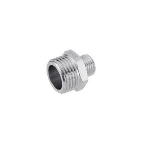 Ніпель перехідний Karro 1/2"х1/4" ЗЗ нікельований KR-3114