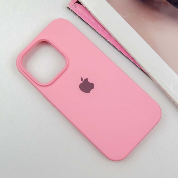 Чехол Silicone Case Full Protective (AA) для Apple iPhone 16 Pro Max (6.9") Розовый / Pink | Зображення 1