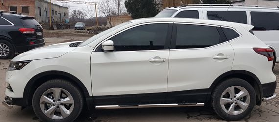 Бічні труби (2017-2021, 2 шт., нерж.) для Nissan Qashqai рр | Зображення 3