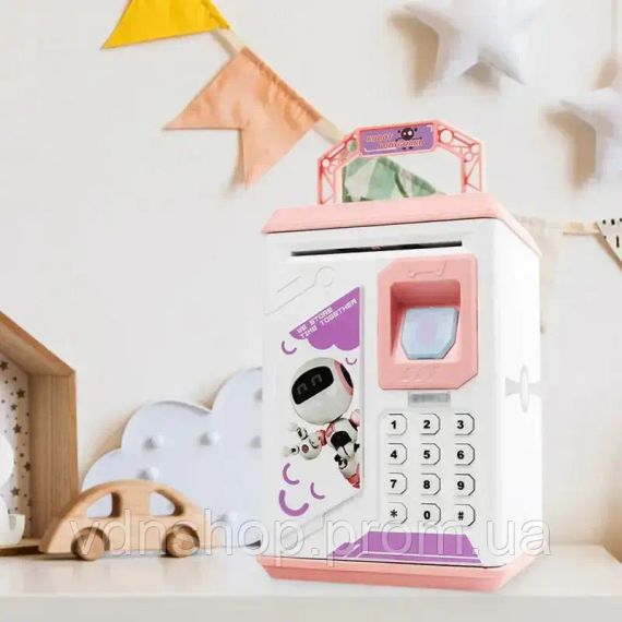 Електронна Скарбничка сейф з відбитком пальця та кодовим замком «BODYGUARD» + купюроприймач | Зображення 5