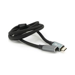 Дата кабель USB-C M/F 1.0m USB 3.2 Gen2 100W 10Gbps 4K60Hz black Voltronic (YT-TC-TC-EXB-1m)