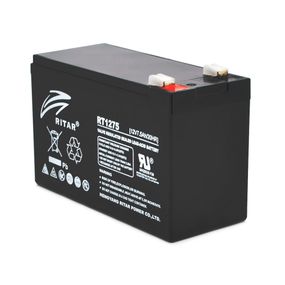 Аккумуляторная батарея AGM RITAR RT1275B, Black Case, 12V 7.5Ah ( 151 х 65 х 94 (100) Q10