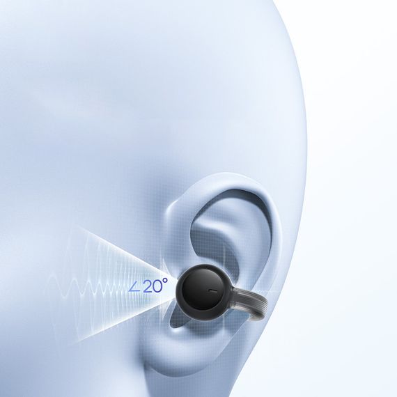 Бездротові TWS навушники Baseus AirGo 1 Ring Open-Ear (A00069201) Cluster Black | Зображення 3