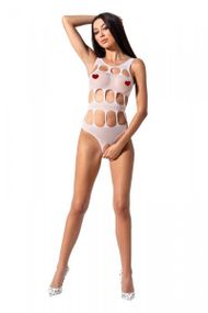 Сексуальний боді з вирізами Passion BS083 white sexstyle