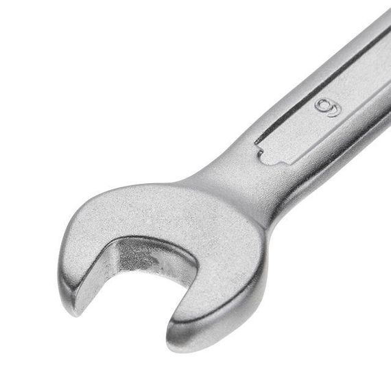 Ключ комбінований 9 мм, STORM, Cr-V, покриття сатин-хром INTERTOOL XT-1009 | Зображення 1