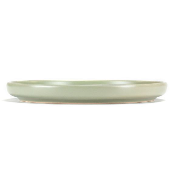 Тарілка десертна Holmer Herb DP-01205-GP 20.5 см оливкова | Зображення 1