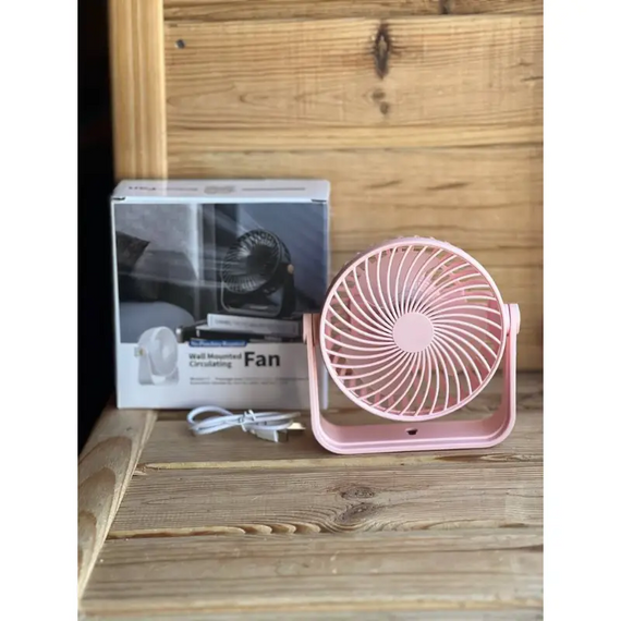 Підвісний вентилятор настільний компактний Wall mounted fan, настільний мінівентилятор | Зображення 2