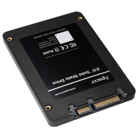 SSD диск Apacer AS340X 240GB 2.5" 7mm SATAIII 3D NAND Read/Write: 550/520 MB/sec Black | Зображення 2