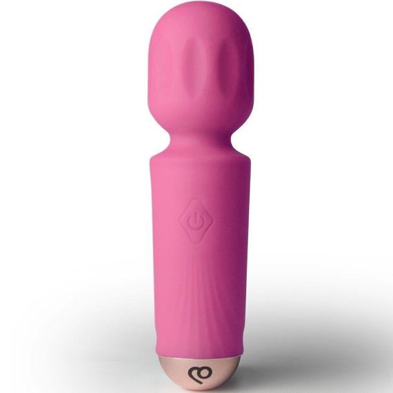 Вибромассажер Rocks Off Mini Wand Peony Pink, 16 режимов Sex Aura