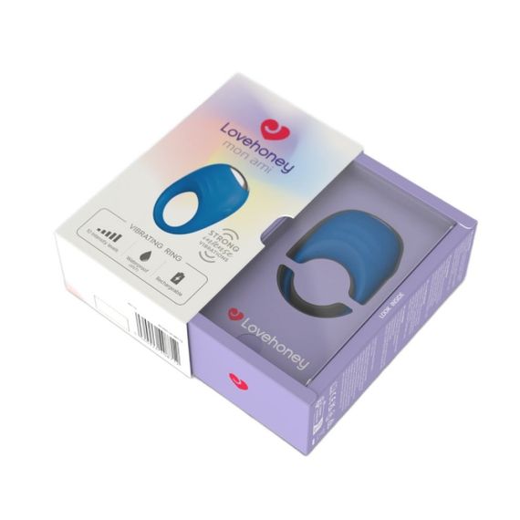 Ерекційне віброкільце Lovehoney Mon Ami, блакитне Sex Aura | Зображення 6
