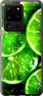 Чохол на Samsung Galaxy S20 Ultra Зелені часточки лимона "852u-1831-2448"