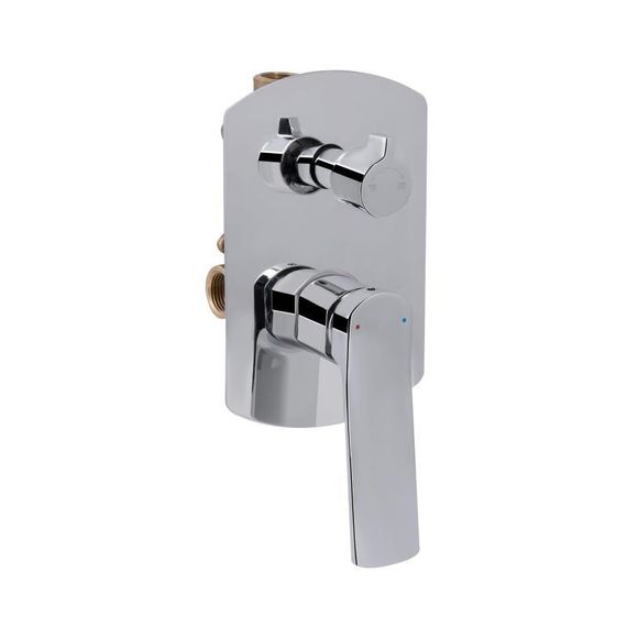 Душова система універсальна Qtap Slavonice прихованого монтажу на два споживача QTSLA113CRM45898 Chrome | Зображення 3