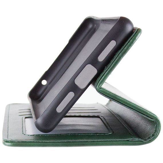 Шкіряний чохол-книжка GETMAN Gallant (PU) для Google Pixel 6 Pro Зелений | Зображення 5